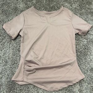 Women's Mauve Short Sleeve Top